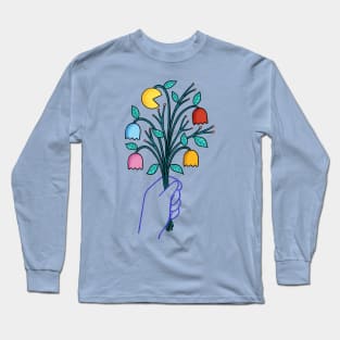 Flowers Retro Long Sleeve T-Shirt